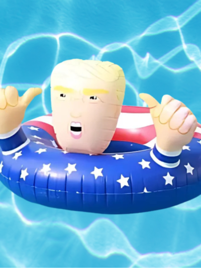 Bouée gonflable Trump