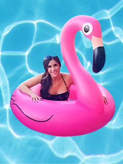 Bouée gonflable Flamant Rose