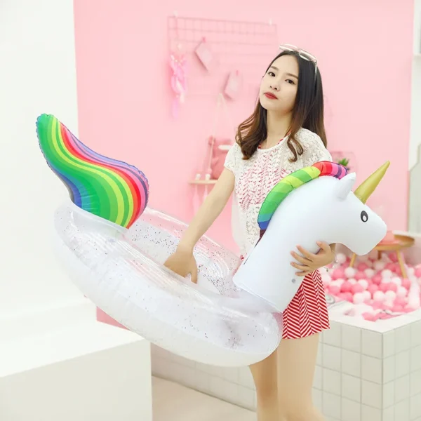 Bouée Licorne Gonflable XXL – Image 3